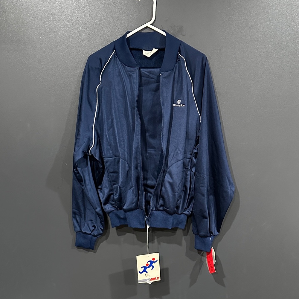 Vintage Champion King Louie Dark Blue Athletic Jacket and Pants Sweatsuit NWT